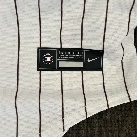 Nike Authentic San Diego Padres Manny Machado #13 Baseball Jersey Men’s Sz: L - Picture 8 of 9